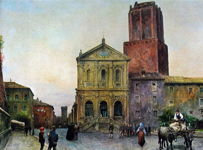 Ettore Roesler Franz, Torre delle Milizie